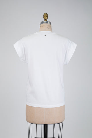 T-shirt blanc illustration plage (6)