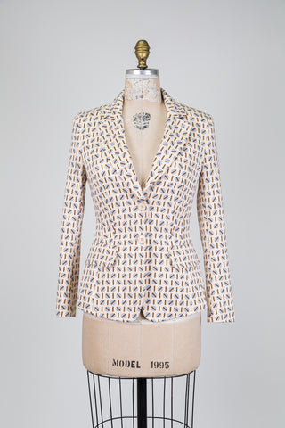 Blazer beige grains de café (XS+S)