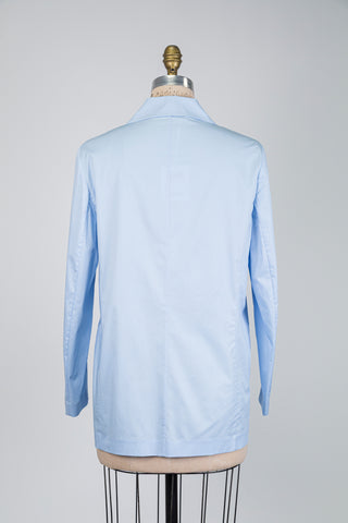 Blazer léger en coton bleu doux (6+8)