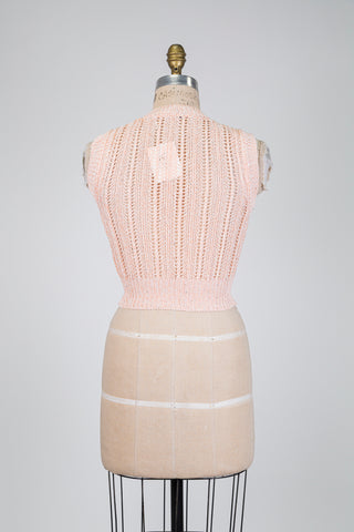 Peach pink cotton wool top (2)