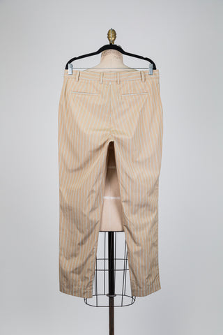Pantalon beige à doubles rayures (8+10)