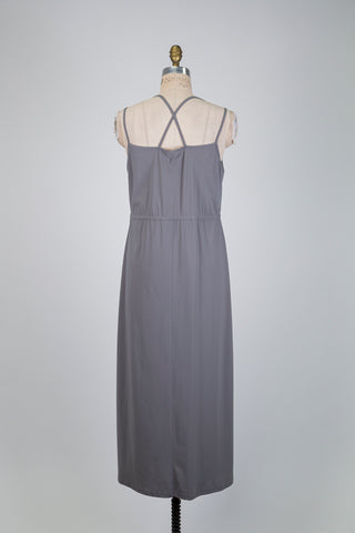 Robe grise à taille modulable (XL)