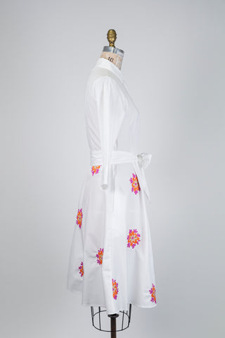 White shirt dress with embroidered skirt (6)