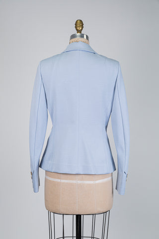 Shimmery Light Blue Blazer (8)