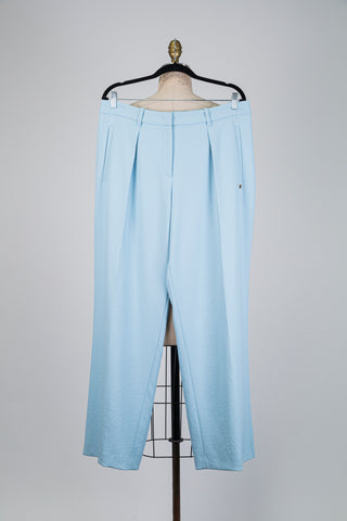 Pantalon tailleur bleu pastel (XL)
