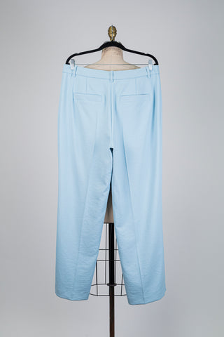 Pantalon tailleur bleu pastel (XL)