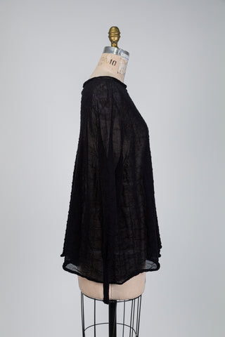 Chandail noir en maille (TU)