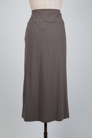 Greenish grey microfiber skirt (XS-M-L-XL)