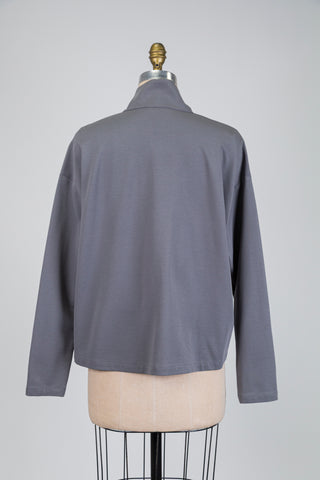 Grey oversized sporty chic jacket (S)