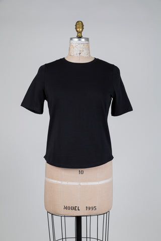 T-shirt noir basique (4+10)