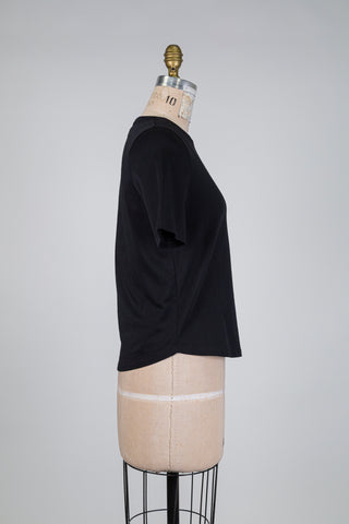 T-shirt noir basique (4+10)