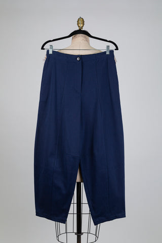 Navy blue balloon trousers (S/M)