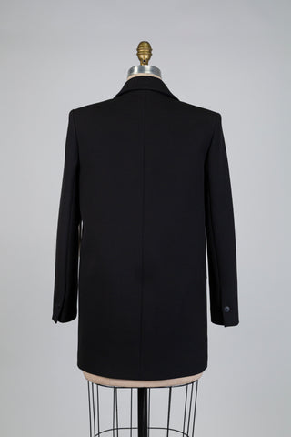 Blazer long noir oversized (XS)