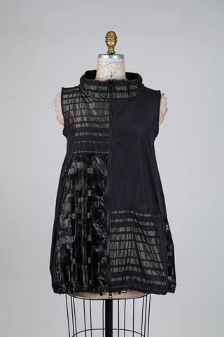 Tunique ballon patchwork métallique (S+)