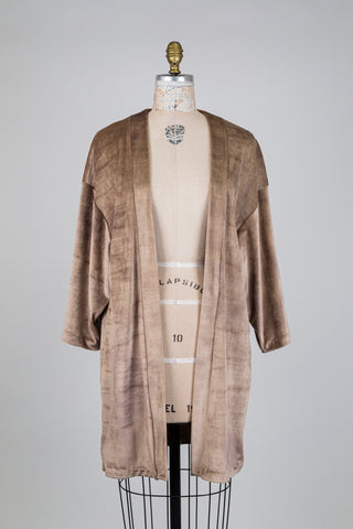 Veste velours beige moiré (S)