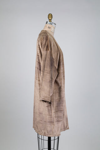 Veste velours beige moiré (S)