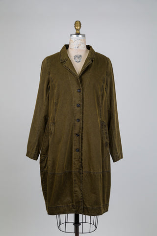 Pesto green balloon jacket (S)