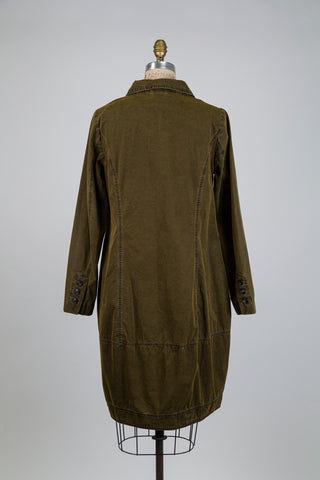 Pesto green balloon jacket (S)