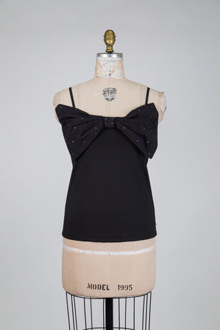 Top bustier à boucle scintillante (S)