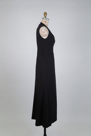 Robe cache-coeur à drapé tombant (XS)