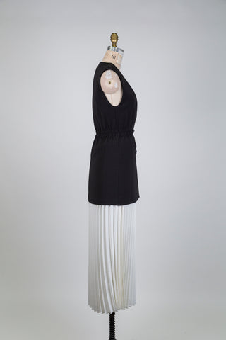 Duo jupe plissée et blazer sans manches (4-8-12)