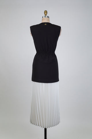 Duo jupe plissée et blazer sans manches (4-8-12)