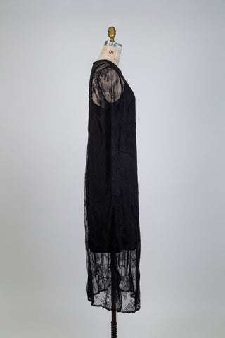 Robe en dentelle noire (6+)