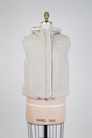 Veste sans manches à doublure poil de toutou (6)