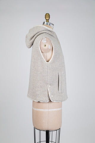 Veste sans manches à doublure poil de toutou (6)