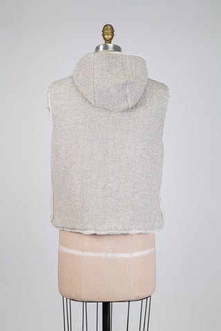 Veste sans manches à doublure poil de toutou (6)