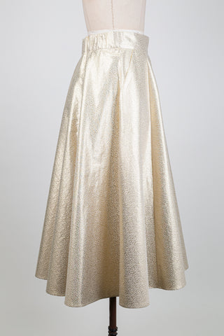 Gold micro leopard skirt (8)