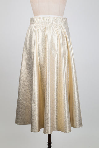 Gold micro leopard skirt (8)