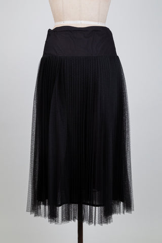 Black pleated tulle skirt (8)