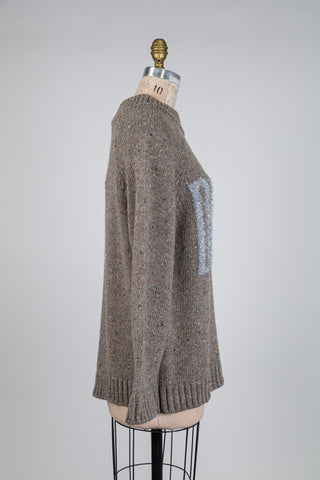 DAMN knit sweater with garland accent (6)