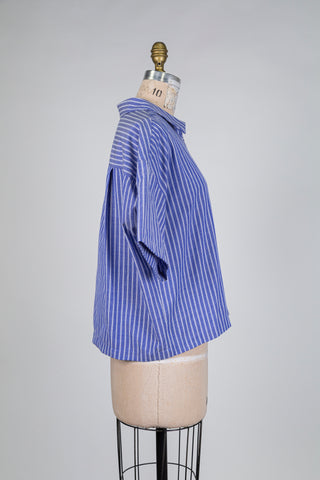 Blue double-striped blouse (12)