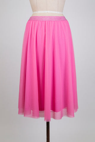 Hot pink tulle skirt (8+10)