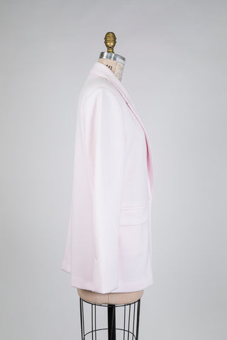 Soft pink double-breasted blazer (6+)