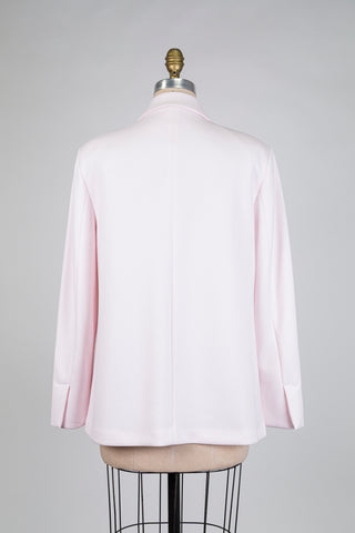 Soft pink double-breasted blazer (6+)