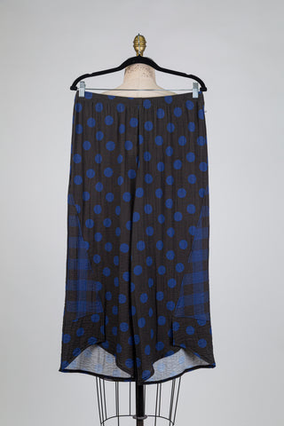 Charcoal polka dot trousers (10+)
