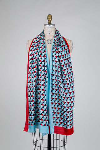 Colorful quad scarf (OS)
