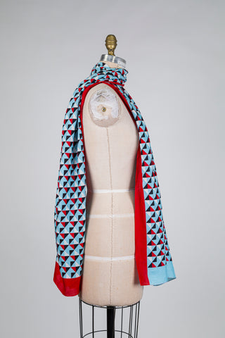 Colorful quad scarf (OS)