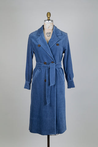 Veste en corduroy "blue velvet" (0)