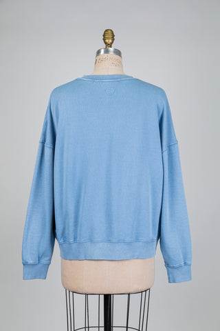 Chandail en molleton bleu ciel Studio Aurel (6)