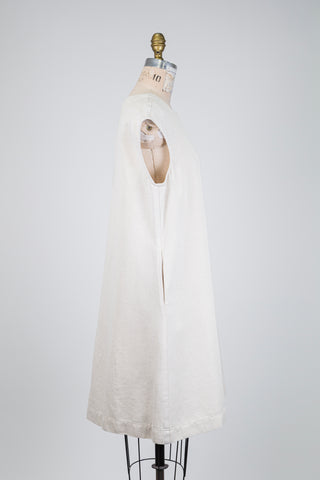 Robe tunique oversized beige chiné (XS+S+)