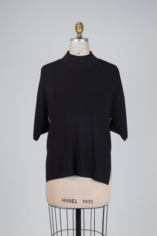Black oversized turtleneck sweater (4+)