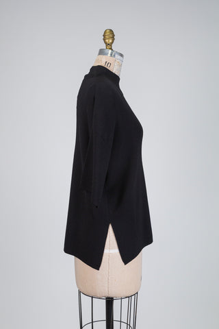 Black oversized turtleneck sweater (4+)