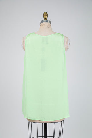 Débardeur léger vert lime (XL)