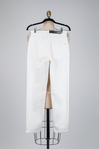 White slim-fit denim trousers (2)