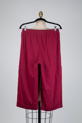 Pantalon cargo bordeaux (S/M)