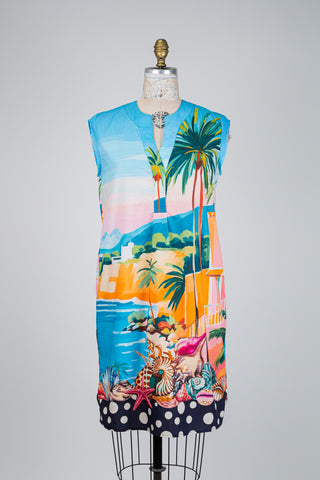 Robe azur tropical (4+8)